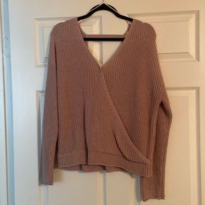 Mauve sweater long sleeve sweater. Size Large.